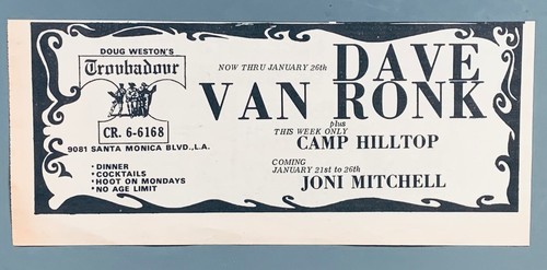 Dave van ronk troubadour tim - dave,